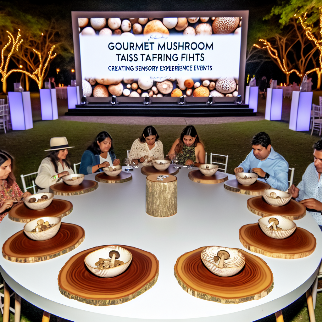 Gourmet Mushroom Tasting Flights: Creating Sensory Experience Events