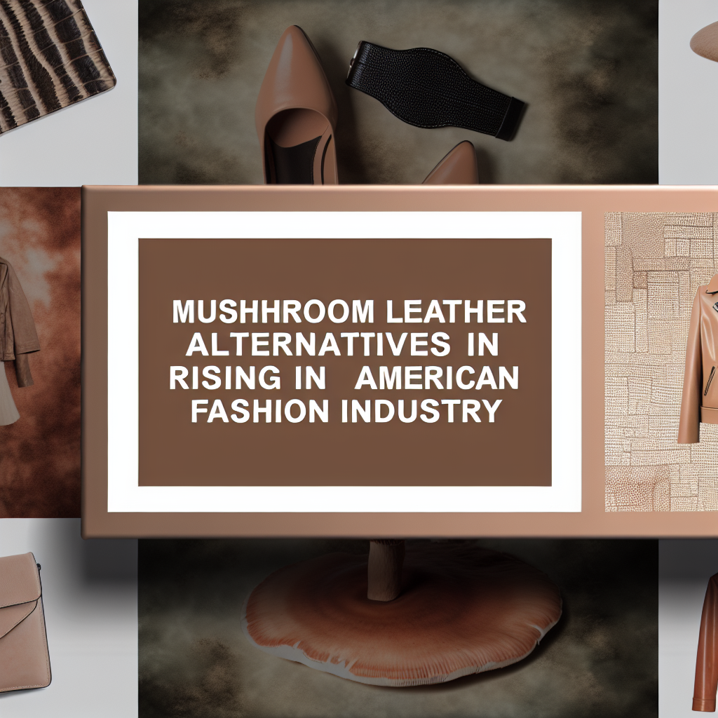 Mushroom Leather Alternatives: Fashion Industry Adoption in America