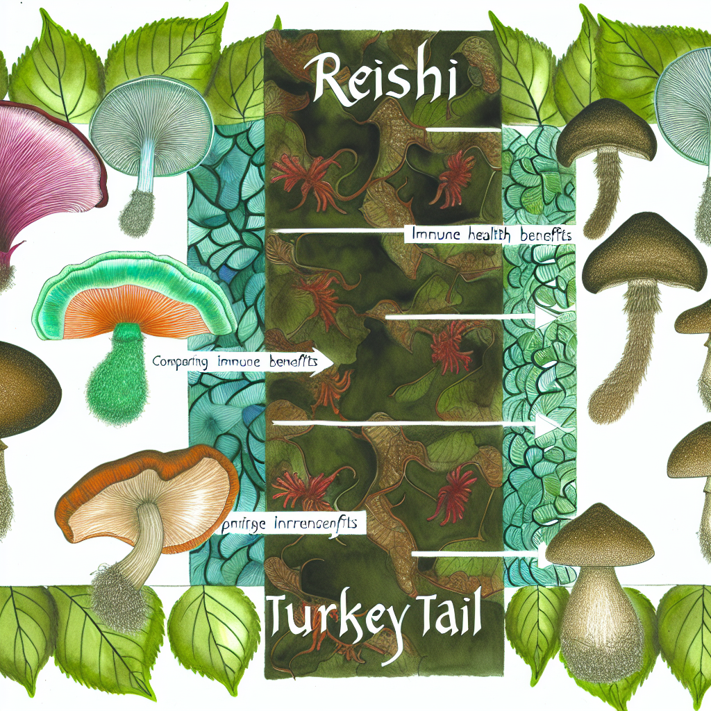 Reishi vs. Turkey Tail: Which Mushroom is Superior for Immune Health?